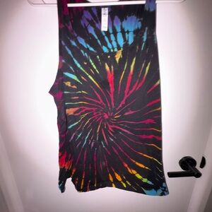 Tie-Dye Spiral Tank Top